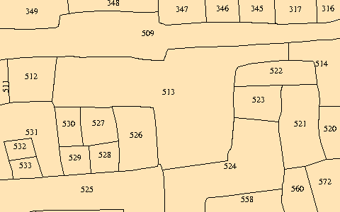 सरथुआ खेसरा 513 का नक्शा (चादर 1)