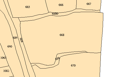 सरथुआ खेसरा 668 का नक्शा (चादर 1)
