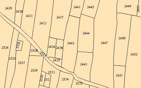 सरथुआ खेसरा 2442 का नक्शा (चादर 3)