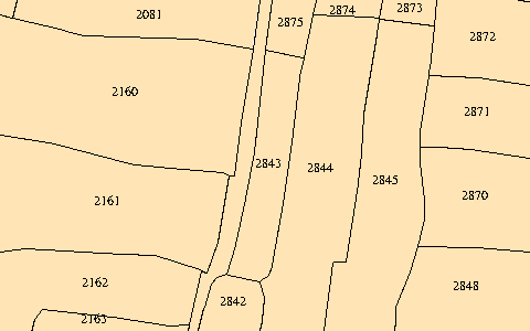 सरथुआ खेसरा 2843 का नक्शा (चादर 3)