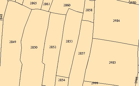 सरथुआ खेसरा 2853 का नक्शा (चादर 3)
