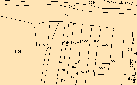 सरथुआ खेसरा 3309 का नक्शा (चादर 3)