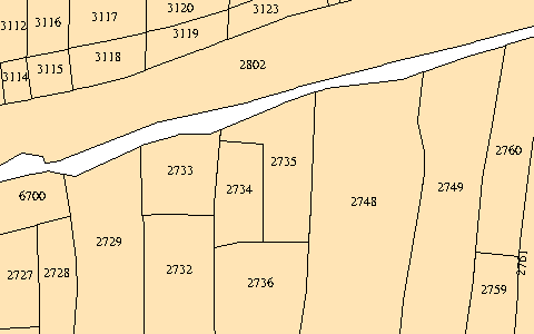 सरथुआ खेसरा 2735 का नक्शा (चादर 3)